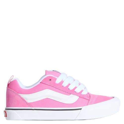 VANS KNU Skool suede sneakers roze/wit