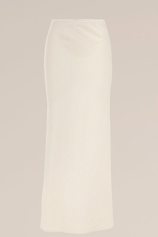 WE Fashion Women's maxi skirt with satin look