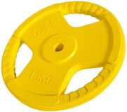 Gorilla Sports Gewicht - Halterschijf - 15 kg - Gripper Gietijzer rubber coating