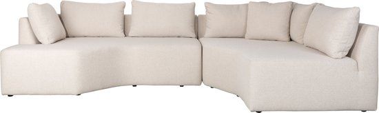 Zuiver Prosper Hoekbank Rechts Sand/ Off-white