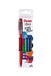 Pentel iZee BX460 balpen, met metalen clip, brede punt, 1 mm, zwart/rood/blauw/groen, 4 stuks