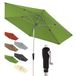 Doppler parasol de jardin hexagonale en aluminium I Parasol de jardin pliable pour balcon ou terrasse I Parasol à mât central avec manivelle pratique I 275 cm de diamètre