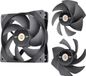Thermaltake SWAFAN GT12 | PC Cooling Fan | TT Premium Edition | 1 Pack Black