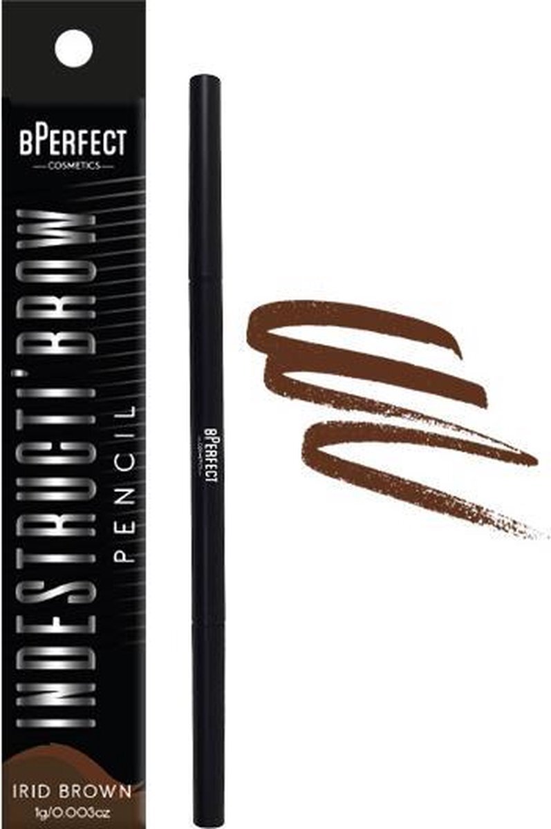 bPerfect Cosmetics - Indestructi’Brow Pencil - Irid Brown