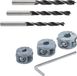 wolfcraft Startset Dieptebegrensd Boren - 3x Houtboren en Diepteaanslagen