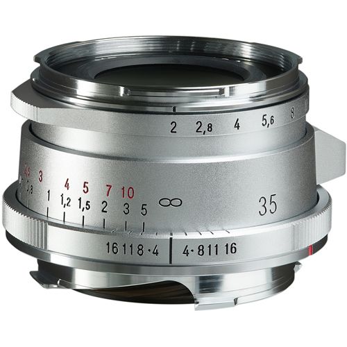 Voigtlander Voigtländer Ultron 35mm F/2 ASPH Type II Leica M Mount zilver