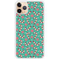 Apple iPhone 11 Pro Siliconen hoesje candy cane