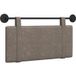 Tête de lit unie gris 90 x 55 x 5 cm PU antique