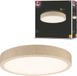 Paulmann Cosara LED Paneel - Beige - Rond - Plafondlamp - IP44 - 15W - 3000K - 30cm
