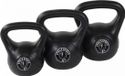 Gorilla Sports Kettlebell set van 3 - 3, 6 & 8 kg - Kunststof - Zwart