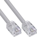 InLine 18748 telefoonkabel 15 m Grijs