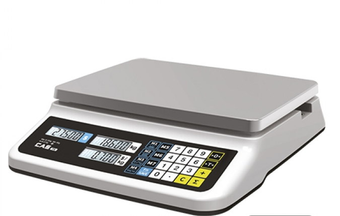 CAS Professionele Digitale Weegschaal - Max 6kg/2gr | 15kg/5gr - EAN: 8712591168749