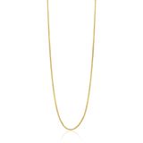 ZINZI 14 krt goud gourmet ketting 42cm 0,8mm breed