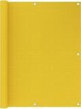 vidaXL Balkonscherm HDPE Geel 120x400 cm