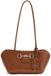 GUESS Janie Shoulder Satchel Bag Cognac bruine
