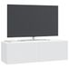 vidaXL Wandmontage TV-kast Wit 98 x 31 x 30 cm Bewerkt hout