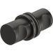 Häfele Bouton de porte de douche H3035 inox graphite noir rond