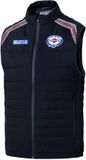 Sparco Martini Racing Frame Bodywarmer MY2024 Bodywarmer - Zwart — Marineblauw — Maat L