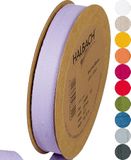 Halbach Seidenbänder Katoenen band, 20 mm x 20 m, geweven band 100% katoen, linten om te knutselen, lavendel