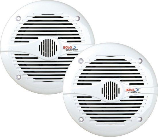 BOSS MARINE MR50W 150 Watt 2-weg Coaxiale Luidsprekerset Wit