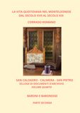 SAN CALOGERO - CALIMERA - SAN PIETRO. VOLUME QUARTO. BARONI E BARONESSE - PARTE SECONDA