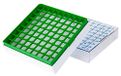 NeoLab 7-8031 Kryoboxen (PC), 81 plaatsen, 53 mm hoog, groen (4-pack)