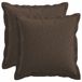 vidaXL - Kussensloop - 2 stuks - HOUTEN - Taupe - 30 x 30 cm - Faux Linnen