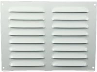 Europlast Metalen rechthoekige sleuf rooster 260x190 wit - MR2619