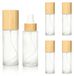 Icecat Set de 6 flacons pulvérisateurs vides de 80 ml avec couvercle en bambou