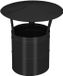 KOTARBAU® Capuchon de cheminée - Acier galvanisé et acier thermolaqué - ø 200 mm - Noir