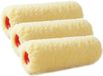 Sorex Import Export Set van 3x stuks muur vacht verfrollers polyester eenmalig gebruik 9,6 x 25 cm