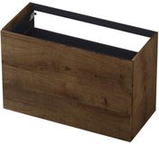 INK - Onderkast 2 Laden Push To Bestaande Uit: - 100 cm x 65 cm - Chocolate Fineer