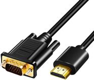Merkloos Dailygoody - HDMI naar VGA Adapter - 1080P Actieve Converter - 1 Meter - Gold Plated