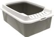 ROTHO MYPET Kattenbak met rand, 57,2 x 39,3 x 20,9 cm, cappuccino, gerecycled plastic, lage instap