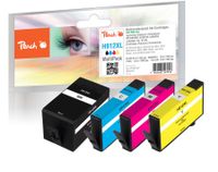Peach PI300-977 Cartouche d'encre 4 pièce(s) Compatible Haut (XL) rendement Noir, Cyan, Magenta, Jaune