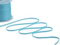 Furlanis stoffen band, dubbelzijdig, 3 mm x 100 m, kleur 110, turquoise