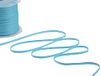 Furlanis stoffen band, dubbelzijdig, 3 mm x 100 m, kleur 110, turquoise