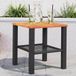Merkloos Tuintafel van Poly Rattan en Acaciahout