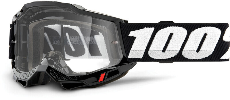 100% Accuri OTG Goggles Gen2, black/clear