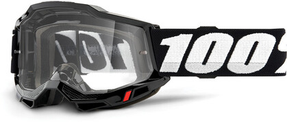 100% Accuri OTG Goggles Gen2, black/clear