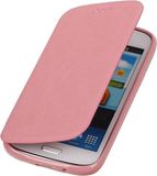 Best Cases Polar Map Case Licht Roze Huawei Ascend G510 TPU Bookcover Hoesje