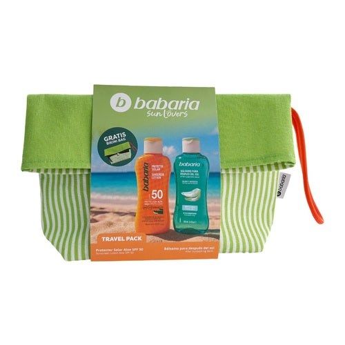Babaria Sun Lovers Travel Pack Green Set SPF 50