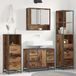 vidaXL Meuble de salle de bain Bois vieilli 80 x 33 x 60 cm