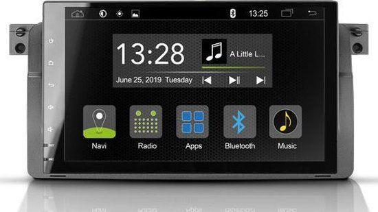 Radical R-C11BM1 - Android autoradio BMW E46 - 3 serie - Dubbel din - Bluetooth - Apple Carplay - DAB+ - 4x45W