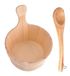 Seau de sauna en bois pour usage domestique