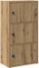 vidaXL Bibliothèque 40x24x77 cm bois de particules chêne artisanal