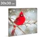 Delight LED-afbeelding - rode vink - 30 x 30 cm