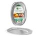 CasaChic Aluminium dienblad, groot, rechthoekig, 55 x 36 x 2 cm, 1 stuk