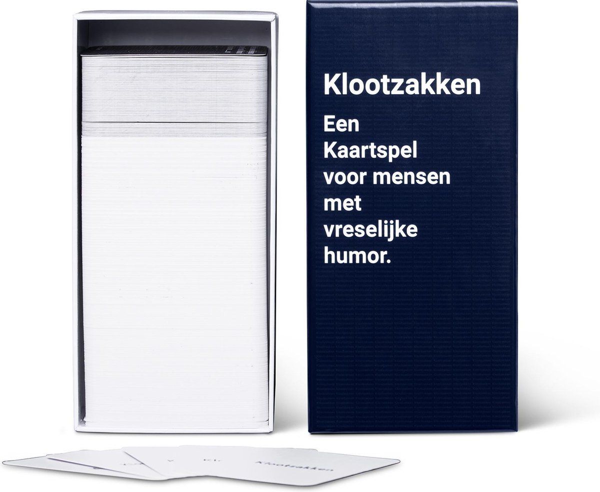 Klootzakken Nederlandse versie (Cards against Humanity) - Partyspel, drankspel