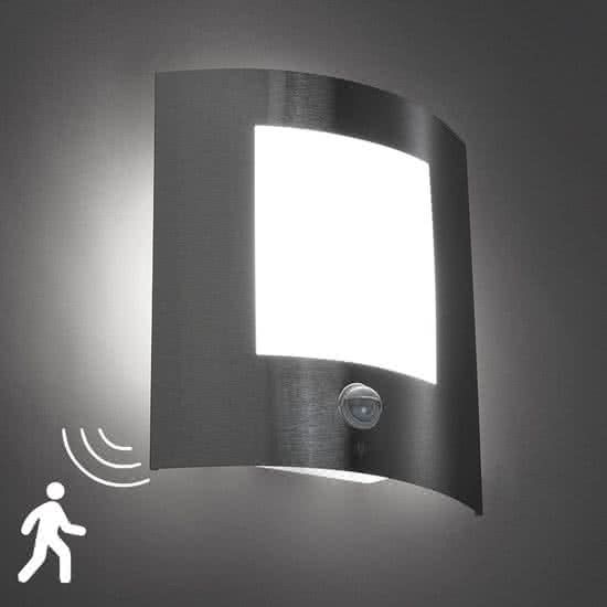 QAZQA WL Actros 2 Wandlamp met sensor - Staal